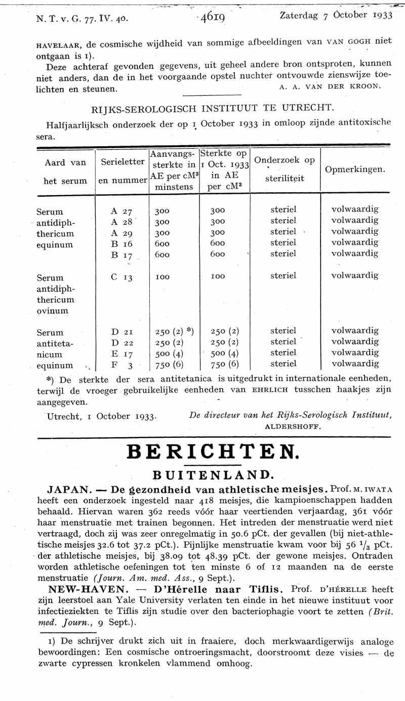 D Herelle Naar Tiflis Nederlands Tijdschrift Voor Geneeskunde