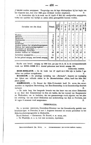 Eerste pagina van het artikel zoals het is gepubliceerd in het tijdschrift