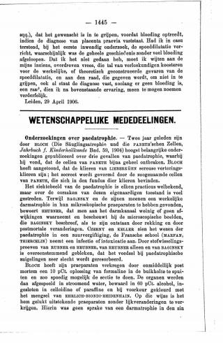 Eerste pagina van het artikel zoals het is gepubliceerd in het tijdschrift