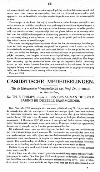 Eerste pagina van het artikel zoals het is gepubliceerd in het tijdschrift