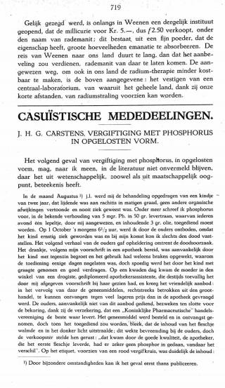 Eerste pagina van het artikel zoals het is gepubliceerd in het tijdschrift