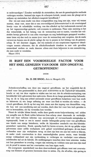 Eerste pagina van het artikel zoals het is gepubliceerd in het tijdschrift