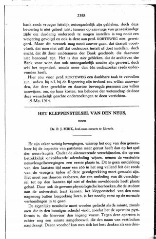 Eerste pagina van het artikel zoals het is gepubliceerd in het tijdschrift