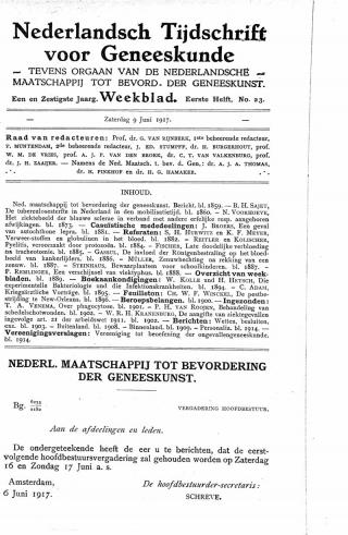 Eerste pagina van het artikel zoals het is gepubliceerd in het tijdschrift