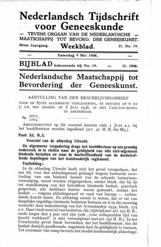 Eerste pagina van het artikel zoals het is gepubliceerd in het tijdschrift