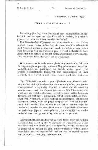 Eerste pagina van het artikel zoals het is gepubliceerd in het tijdschrift