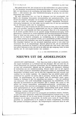 Eerste pagina van het artikel zoals het is gepubliceerd in het tijdschrift