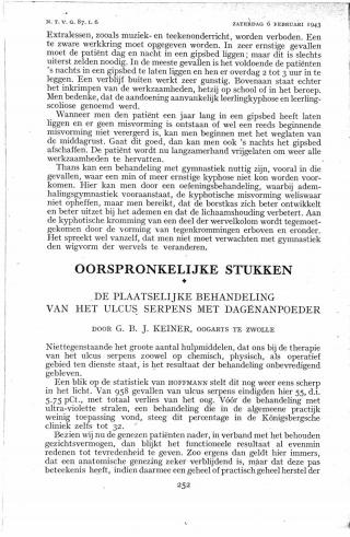 Eerste pagina van het artikel zoals het is gepubliceerd in het tijdschrift