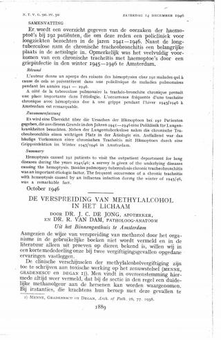 Eerste pagina van het artikel zoals het is gepubliceerd in het tijdschrift