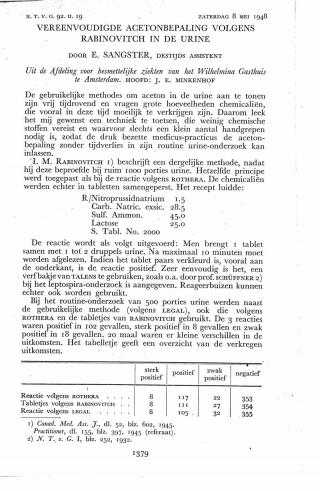 Eerste pagina van het artikel zoals het is gepubliceerd in het tijdschrift