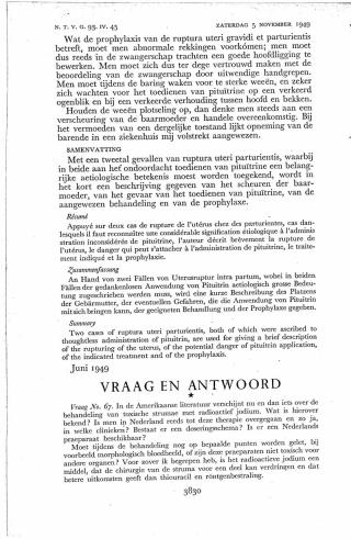 Eerste pagina van het artikel zoals het is gepubliceerd in het tijdschrift