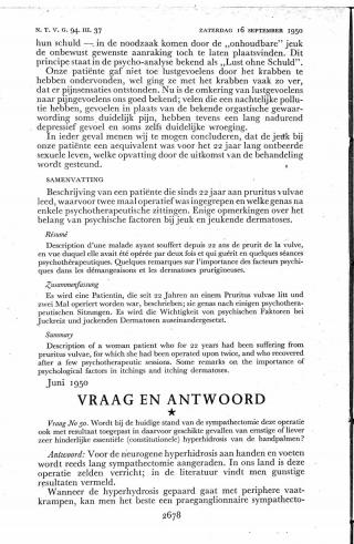 Eerste pagina van het artikel zoals het is gepubliceerd in het tijdschrift