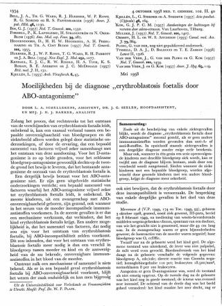 Eerste pagina van het artikel zoals het is gepubliceerd in het tijdschrift