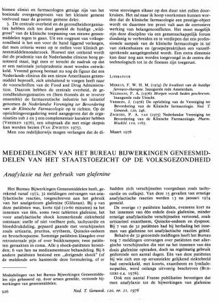 Eerste pagina van het artikel zoals het is gepubliceerd in het tijdschrift