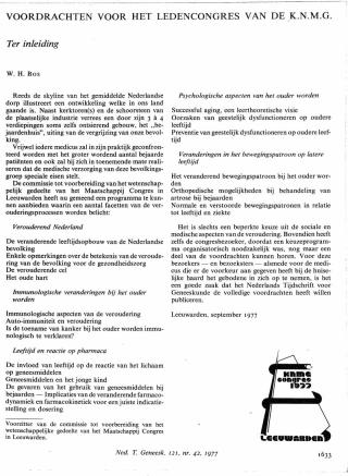 Eerste pagina van het artikel zoals het is gepubliceerd in het tijdschrift